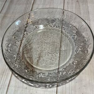 Princess House Shallow Serving Bowl Fantasia Pattern